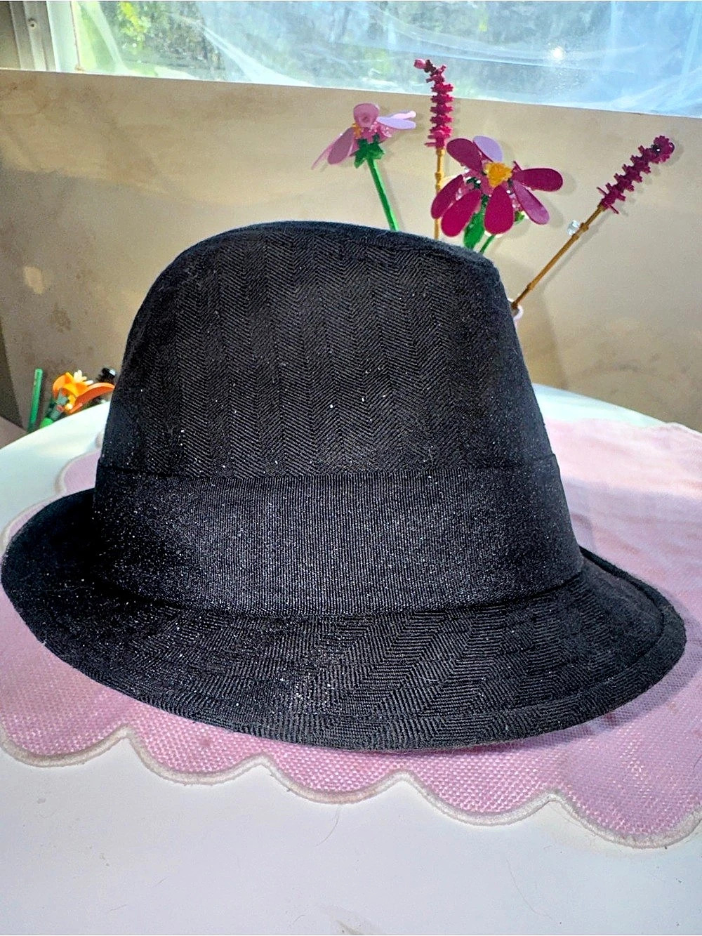 Stetson Black Fedora Hat Like New